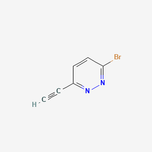 3-Bromo-6-ethynylpyridazine