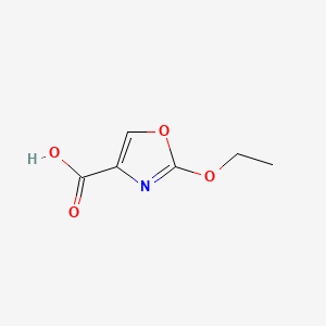 B566250 2-Ethoxy-1,3-oxazole-4-carboxylic acid CAS No. 706789-09-5