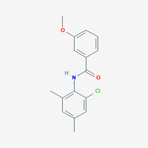 molecular formula C16H16ClNO2 B5662616 N-(2-chloro-4,6-dimethylphenyl)-3-methoxybenzamide 