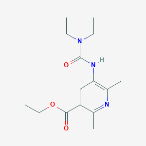 ethyl 5-{[(diethylamino)carbonyl]amino}-2,6-dimethylnicotinate