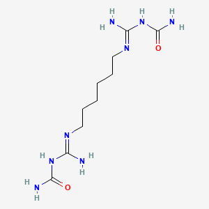 molecular formula C10H22N8O2 B566272 3,12-Diimino-2,4,11,13-tetraazatetradecanediamide CAS No. 1797132-41-2