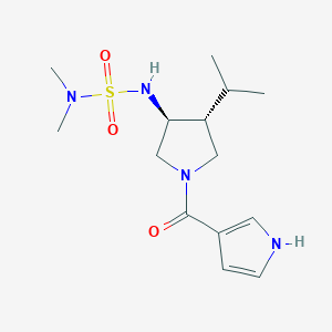 N'-[(3S*,4R*)-4-isopropyl-1-(1H-pyrrol-3-ylcarbonyl)-3-pyrrolidinyl]-N,N-dimethylsulfamide