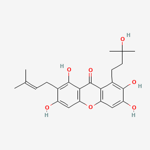 molecular formula C23H26O7 B566283 Garcinone C CAS No. 76996-27-5