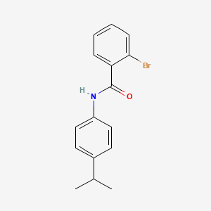 molecular formula C16H16BrNO B5662908 2-bromo-N-(4-isopropylphenyl)benzamide 