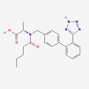 molecular formula C22H25N5O3 B566292 Alanine Valsartan CAS No. 137862-57-8