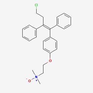 molecular formula C26H28ClNO2 B566294 Toremifene N-Oxide CAS No. 163130-29-8