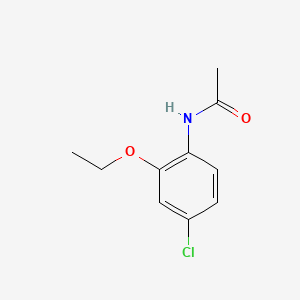 molecular formula C10H12ClNO2 B566300 4-氯-邻乙酰苯胺 CAS No. 860742-51-4