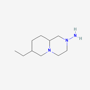 7-Ethyloctahydro-2H-pyrido[1,2-A]pyrazin-2-amine