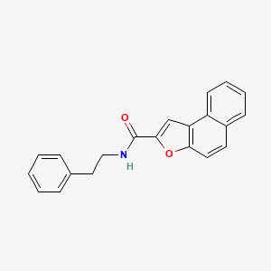 molecular formula C21H17NO2 B5663198 N-(2-phenylethyl)naphtho[2,1-b]furan-2-carboxamide 