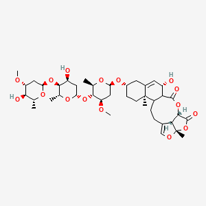 molecular formula C41H60O16 B566326 Cynapanoside B CAS No. 109985-24-2