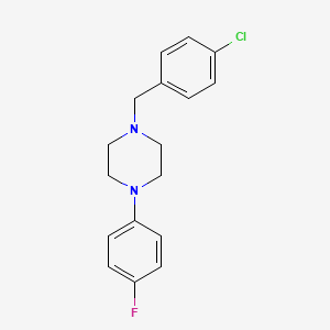 1-(4-chlorobenzyl)-4-(4-fluorophenyl)piperazine