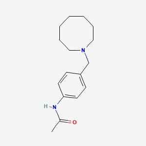 N-[4-(1-azocanylmethyl)phenyl]acetamide