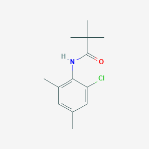 molecular formula C13H18ClNO B5663420 N-(2-chloro-4,6-dimethylphenyl)-2,2-dimethylpropanamide 