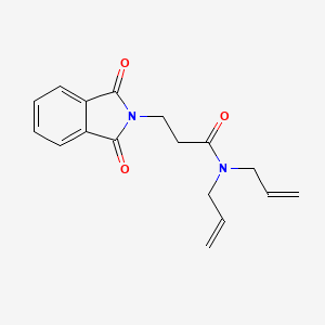 N,N-diallyl-3-(1,3-dioxo-1,3-dihydro-2H-isoindol-2-yl)propanamide