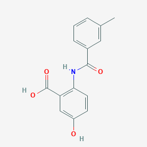 5-hydroxy-2-[(3-methylbenzoyl)amino]benzoic acid