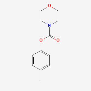 molecular formula C12H15NO3 B5663574 4-methylphenyl 4-morpholinecarboxylate 