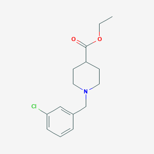 molecular formula C15H20ClNO2 B5663606 ethyl 1-(3-chlorobenzyl)-4-piperidinecarboxylate 