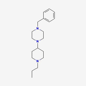 1-benzyl-4-(1-propyl-4-piperidinyl)piperazine