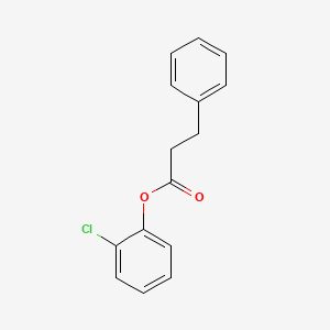 molecular formula C15H13ClO2 B5663671 2-chlorophenyl 3-phenylpropanoate 