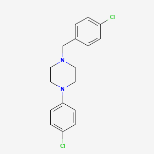 1-(4-chlorobenzyl)-4-(4-chlorophenyl)piperazine