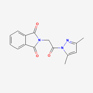 2-[2-(3,5-dimethyl-1H-pyrazol-1-yl)-2-oxoethyl]-1H-isoindole-1,3(2H)-dione