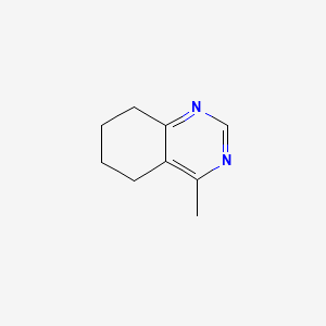 molecular formula C9H12N2 B566378 4-Methyl-5,6,7,8-tetrahydroquinazoline CAS No. 103796-40-3