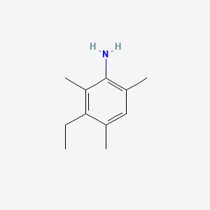 molecular formula C11H17N B566380 3-Ethyl-2,4,6-trimethylaniline CAS No. 104177-70-0