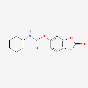 2-oxo-1,3-benzoxathiol-6-yl cyclohexylcarbamate