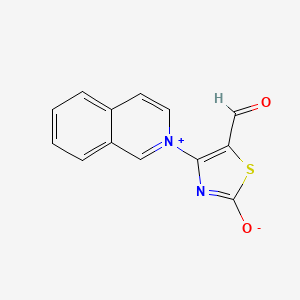 molecular formula C13H8N2O2S B5663861 5-formyl-4-(2-isoquinoliniumyl)-1,3-thiazol-2-olate 