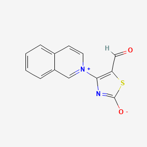 5-formyl-4-(2-isoquinoliniumyl)-1,3-thiazol-2-olate