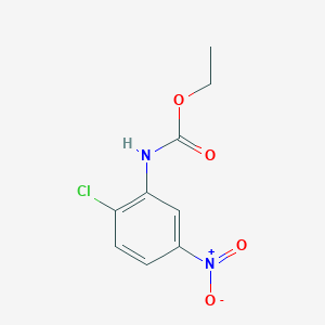 molecular formula C9H9ClN2O4 B5663894 ethyl (2-chloro-5-nitrophenyl)carbamate 