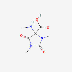 1,3-Dimethyl-4-(methylamino)-2,5-dioxoimidazolidine-4-carboxylic acid