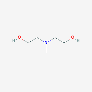molecular formula C5H13O2N<br>CH3N(C2H4OH)2<br>C5H13NO2 B056640 N-甲基二乙醇胺 CAS No. 105-59-9