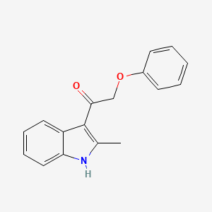 1-(2-methyl-1H-indol-3-yl)-2-phenoxyethanone