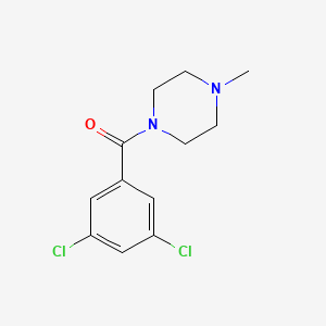 molecular formula C12H14Cl2N2O B5664120 1-(3,5-dichlorobenzoyl)-4-methylpiperazine 