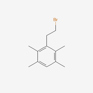 molecular formula C12H17Br B566414 3-(2-Bromoethyl)-1,2,4,5-tetramethylbenzene CAS No. 19991-05-0