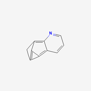 molecular formula C10H5N B566418 5,6-Methanocyclopropa[3,4]cyclopenta[1,2-b]pyridine CAS No. 109533-51-9