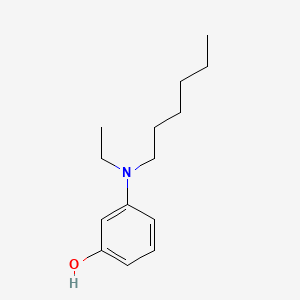 3-[Ethyl(hexyl)amino]phenol