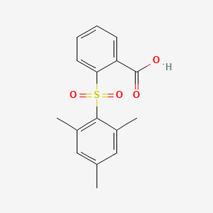molecular formula C16H16O4S B5664235 2-(mesitylsulfonyl)benzoic acid 