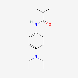 molecular formula C14H22N2O B5664406 N-[4-(diethylamino)phenyl]-2-methylpropanamide 