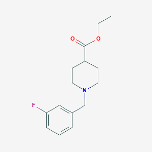 molecular formula C15H20FNO2 B5664439 ethyl 1-(3-fluorobenzyl)-4-piperidinecarboxylate CAS No. 5301-50-8