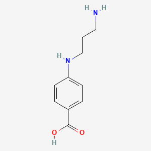 4-[(3-Aminopropyl)amino]benzoic acid