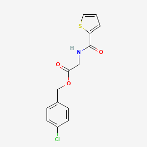 molecular formula C14H12ClNO3S B5664459 4-chlorobenzyl N-(2-thienylcarbonyl)glycinate 