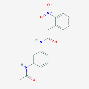 N-[3-(acetylamino)phenyl]-2-(2-nitrophenyl)acetamide