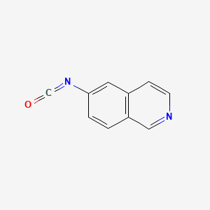 molecular formula C10H6N2O B566452 6-Isocyanatoisoquinoline CAS No. 110763-94-5