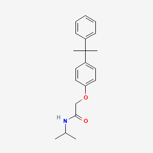 molecular formula C20H25NO2 B5664552 N-isopropyl-2-[4-(1-methyl-1-phenylethyl)phenoxy]acetamide 