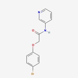 molecular formula C13H11BrN2O2 B5664586 2-(4-bromophenoxy)-N-3-pyridinylacetamide CAS No. 5841-82-7