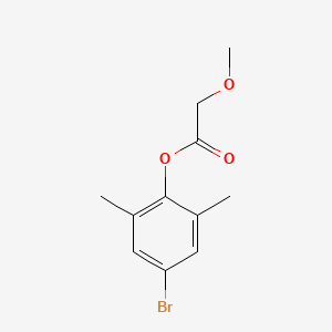 molecular formula C11H13BrO3 B5664605 4-bromo-2,6-dimethylphenyl methoxyacetate 