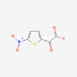 (5-Nitrothiophen-2-yl)(oxo)acetyl fluoride