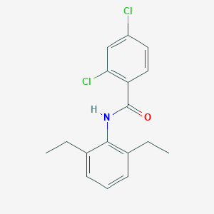 molecular formula C17H17Cl2NO B5664666 2,4-dichloro-N-(2,6-diethylphenyl)benzamide CAS No. 99821-68-8